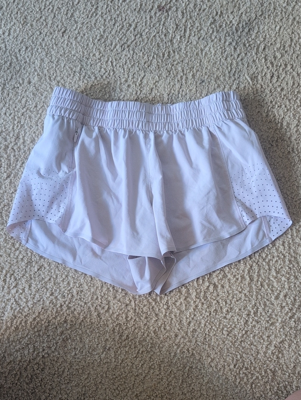 Athleta Pale Lavender Performance Running Shorts Hustle 3" Short XXS